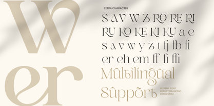 Rosena Font Poster 12