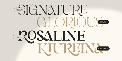 Rosena Font Poster 9