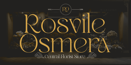 Rosena Font Poster 5
