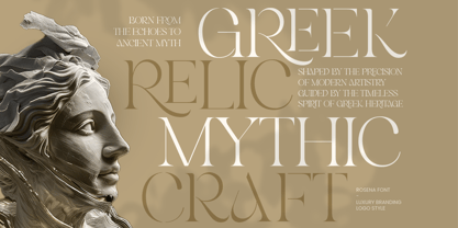 Rosena Font Poster 3