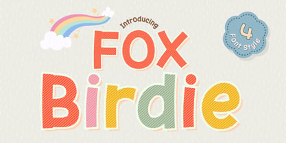 Fox Birdie Font Poster 1