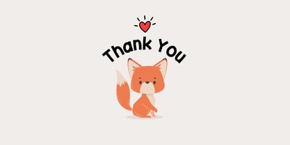 Fox Birdie Font Poster 13