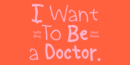 Uncle Busy Font Poster 3