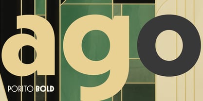 Porito Font Poster 3