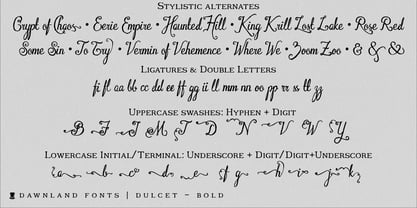 Dulcet Font Poster 4