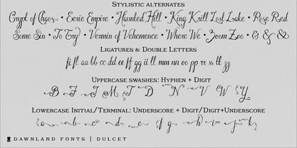 Dulcet Font Poster 2