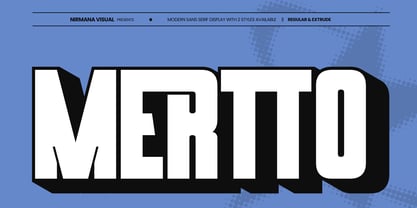 Mertto Modern Font Poster 1