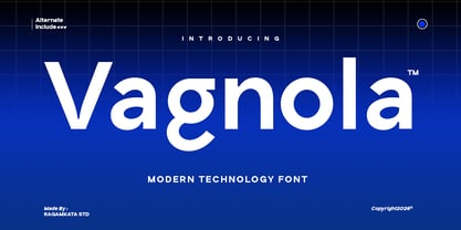 Vagnola Font Poster 1