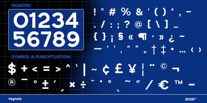 Vagnola Font Poster 8