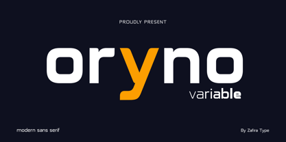 Oryno Variable Font Poster 1