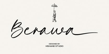 Berawa Font Poster 1
