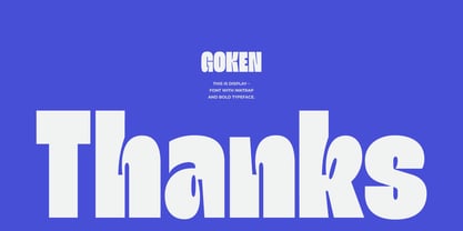 Goken Font Poster 10