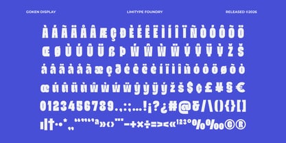 Goken Font Poster 9
