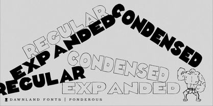 Ponderous Font Poster 3