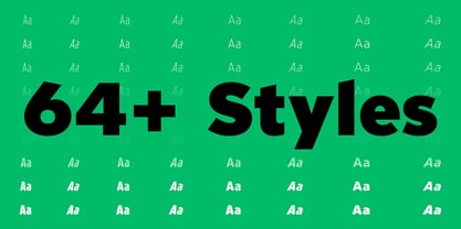 Limit Text Variable Concept Font Poster 6