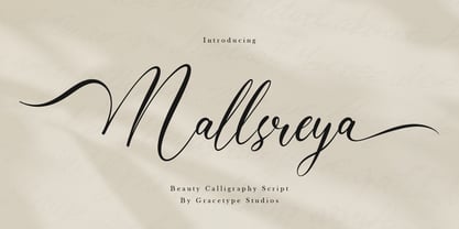 Mallsreya Font Poster 1