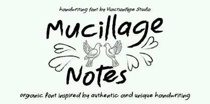 Murillage Notes Font Poster 1