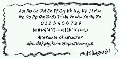 Murillage Notes Font Poster 9