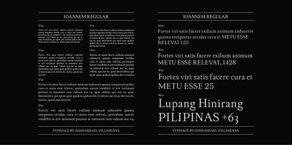 Ioannem Font Poster 10