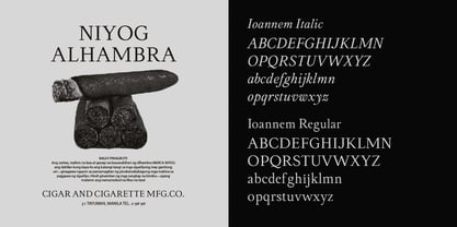 Ioannem Font Poster 7