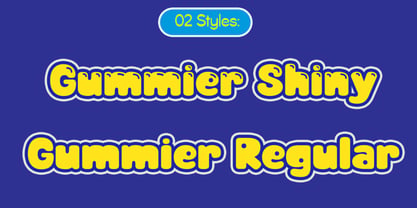 Gummier Font Poster 6