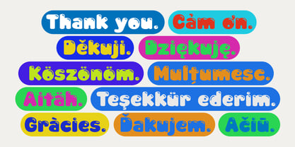 Gummier Font Poster 14