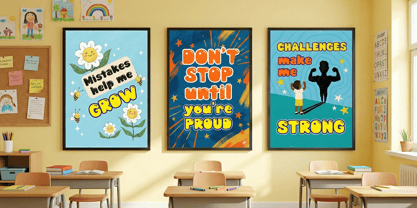 Gummier Font Poster 8