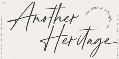 Another Heritage Font Poster 1