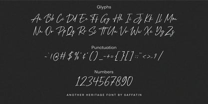 Another Heritage Font Poster 15