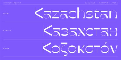 Harpagan Font Poster 2