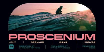 Proscenium Font Poster 1