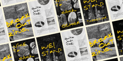 Working Draft Font Poster 3