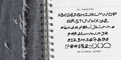 Working Draft Font Poster 6