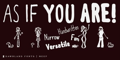 Meep Font Poster 1