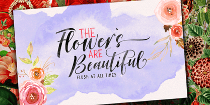 Justtrue Font Poster 6
