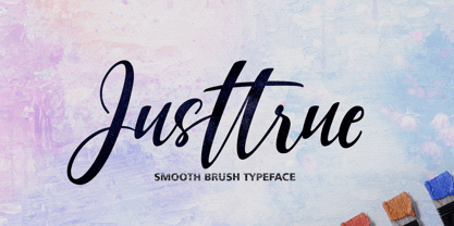 Justtrue Font Poster 1