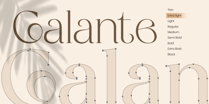 Galante Font Poster 9