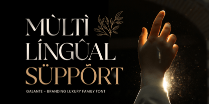 Galante Font Poster 15