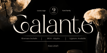 Galante Font Poster 1