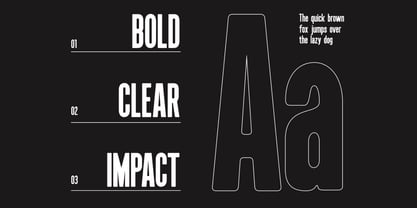Brightform Font Poster 3