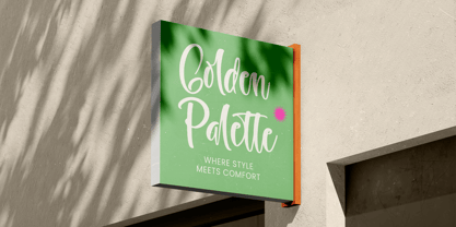 Behavior Goldway Font Poster 2