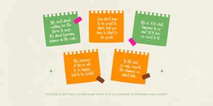 Behavior Goldway Font Poster 10