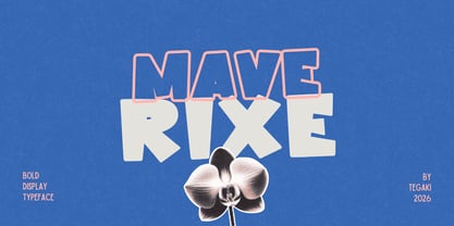 Maverixe Font Poster 1