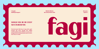 Fhagi Font Poster 1