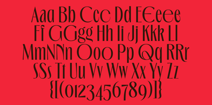 K73 Balcher Font Poster 15