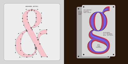 K73 Balcher Font Poster 3