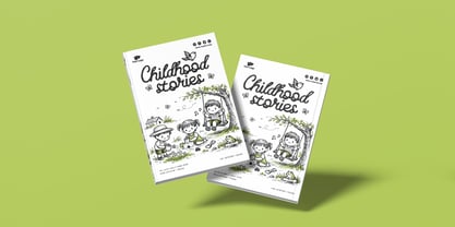Floweey Doodle Font Poster 3