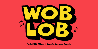 Woblob Font Poster 1