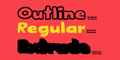 Woblob Font Poster 6