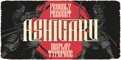Ashigaru Font Poster 1